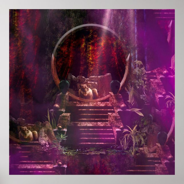 Póster Lioness Guardian (Frente)