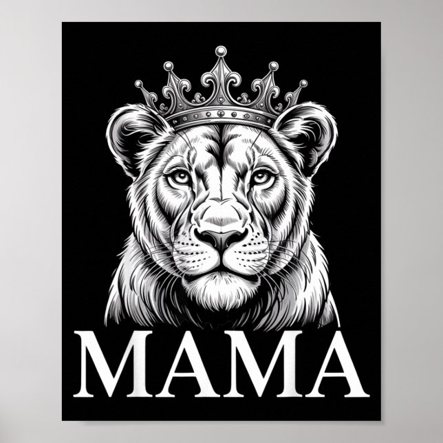 Póster Lioness Mama Lion Animal Lioness Women Lioness  (Frente)