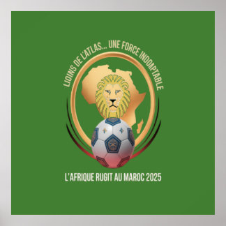 Póster Lions de l’Atlas