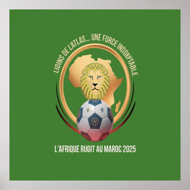 Póster Lions de l’Atlas (Frente)