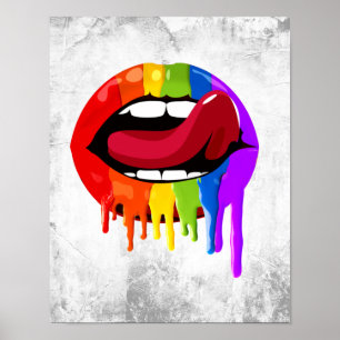 PÓSTER LIPS DE RAINBOW
