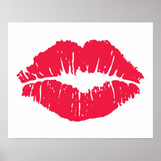 Póster Lipstick Kiss