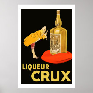 Póster Liqueur Crux 1923 (Anuncios franceses de época res