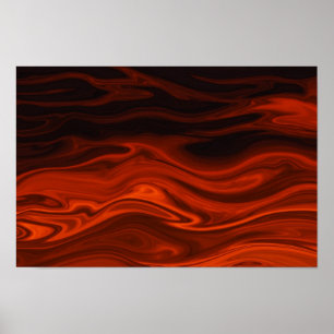 Póster Liquid Fire by Shirley Taylor