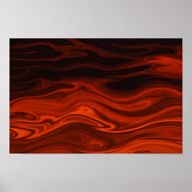 Póster Liquid Fire by Shirley Taylor (Frente)