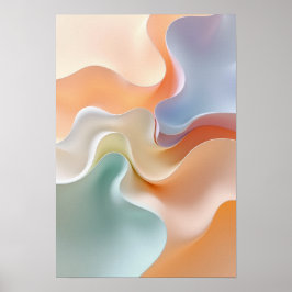 Póster Líquido de color cachemira