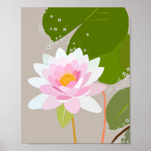 Póster Lirio de agua 01