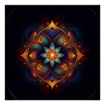 Lirio Fractal Hermoso
