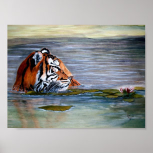 Póster Lirio tigrado