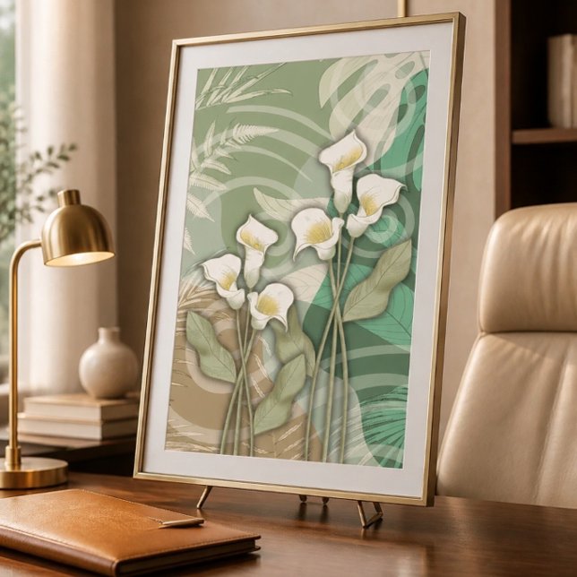Póster Lirios Blancos 24"x36" (Subido por el creador)