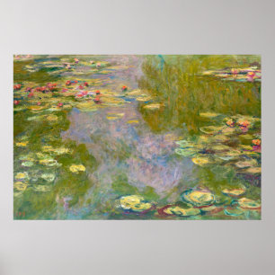 Póster Lirios de agua Claude Monet