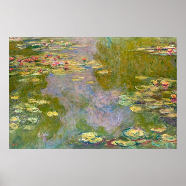 Póster Lirios de agua | Claude Monet | (Frente)