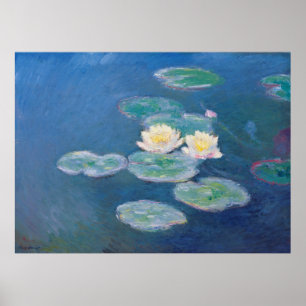 Póster Lirios de agua - Claude Monet