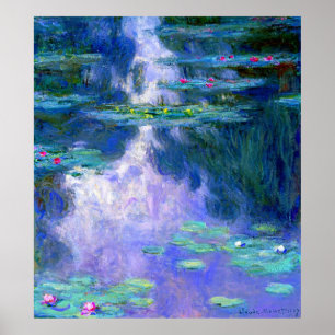 Póster Lirios de agua de Claude Monet