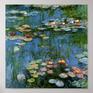 Póster Lirios de agua por Monet