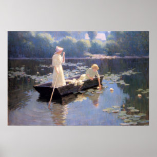 Póster Lirios de estanque de Abbott Fuller Graves