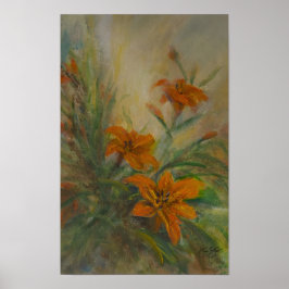 Póster Lirios de Tigre