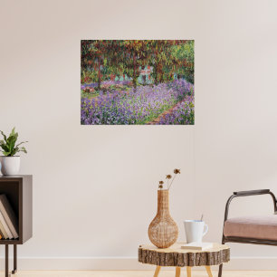 Póster Lirios en el jardín de Monet