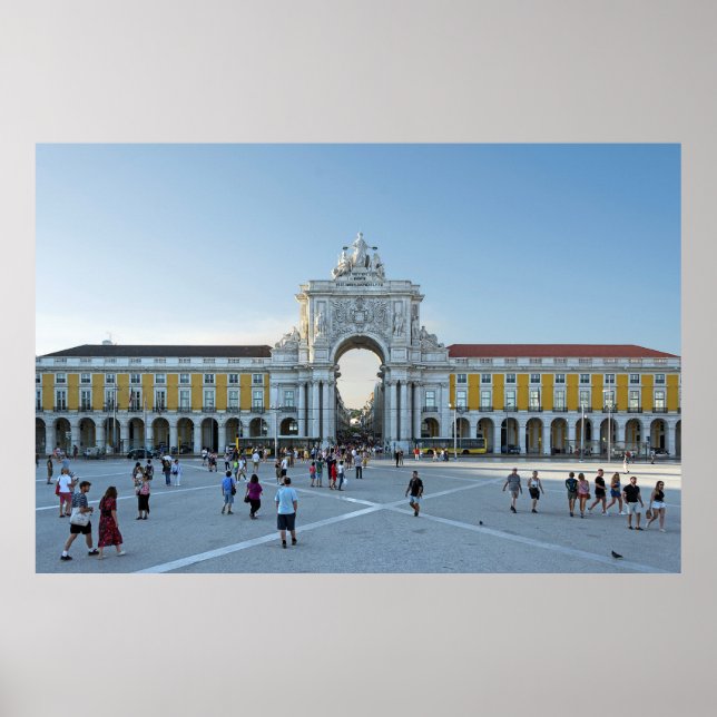 Póster Lisboa. Commerce Square. (Frente)