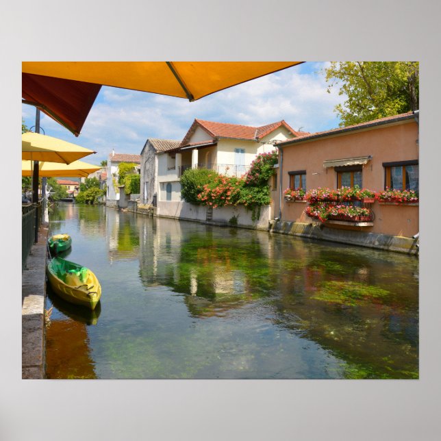 Póster L'Isle sur la Sorgue en Francia (Frente)