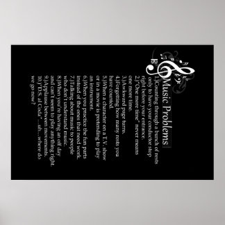 Póster Lista de problemas generales