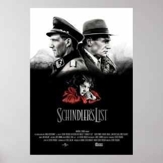 Póster Lista de Schindlers