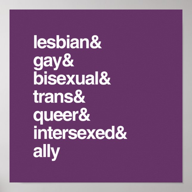 PÓSTER LISTA LGBTQI (Frente)