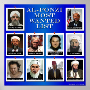 PÓSTER LISTA MÁS DESEADA "AZUL " DE AL-PONZI