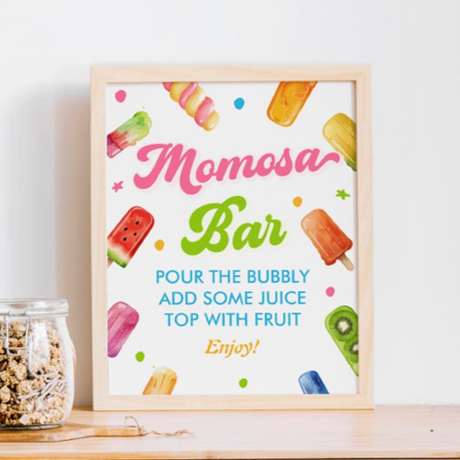 Póster Listo para abrir Baby Shower Momosa Bar (Subido por el creador)