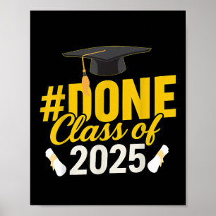 Póster Listo Para La Graduación Del Grupo De Graduación D