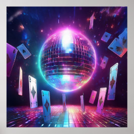 Póster Listo Para Una Noche De Baile Y Apuestas