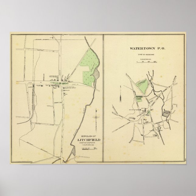 Póster Litchfield, Watertown (Frente)
