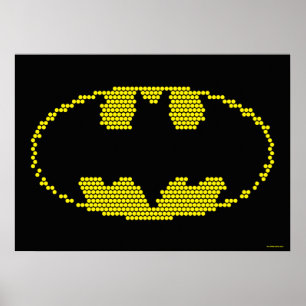 Póster Lite-Brite Bat Emblem