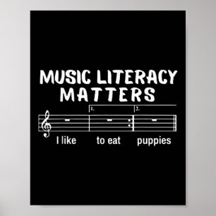 Póster Literatura musical S