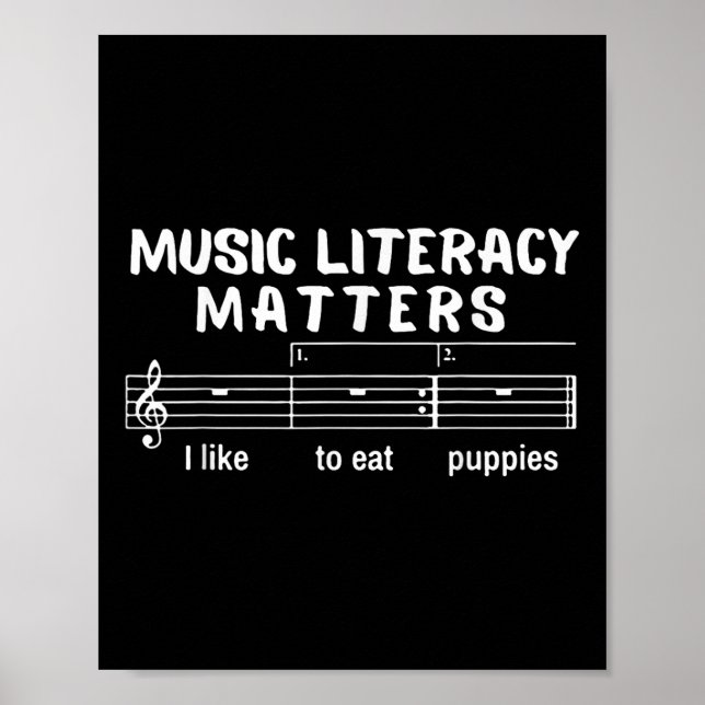 Póster Literatura musical S (Frente)
