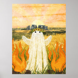 Póster Litha El Fantasma del Solsticio de Verano