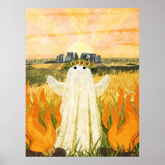 Póster Litha El Fantasma del Solsticio de Verano