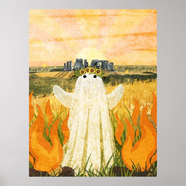 Póster Litha El Fantasma del Solsticio de Verano (Frente)