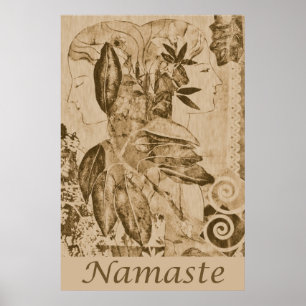 Póster Litografía de diosas de Namaste 24" x 36" Poster