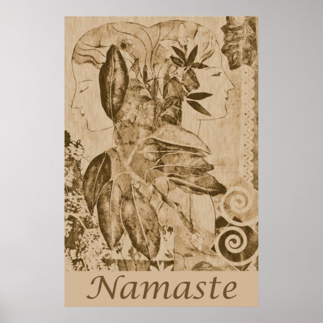 Póster Litografía de diosas de Namaste 24" x 36" Poster (Frente)