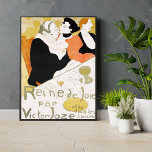 Póster Litografía de Henri de Toulouse-Lautrec<br><div class="desc">Pintura de litografía de época de Henri de Toulouse-Lautrec en naranja y amarillo,  ¡lista para decorar sus paredes!</div>