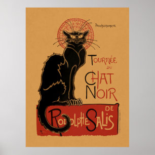 Póster Litografía en color de la Tournée du Chat Noir