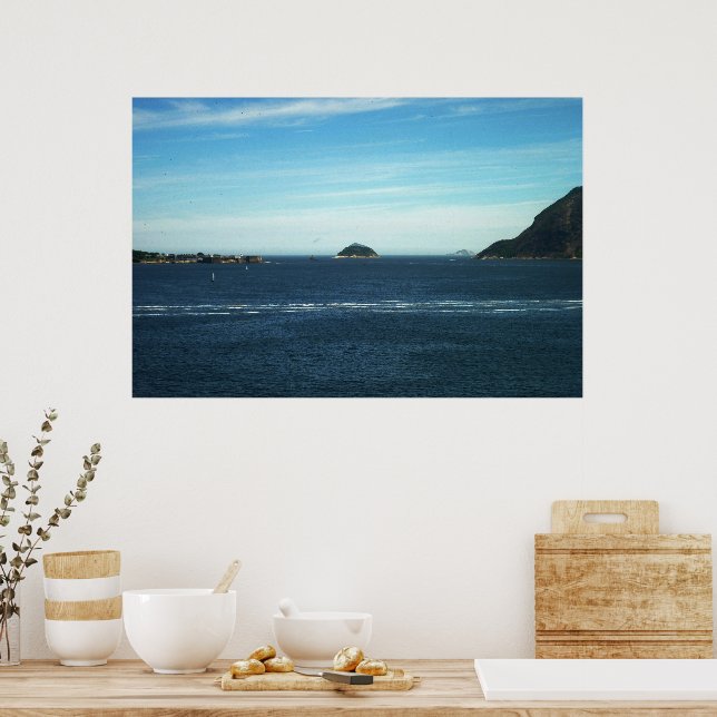 Póster litoral do RJ (Cocina)