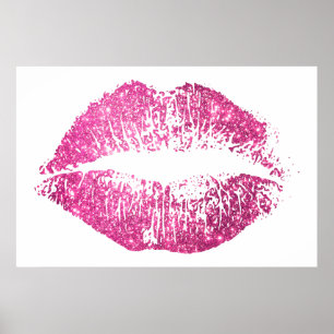 Póster Litros Purpurinas rosados #2