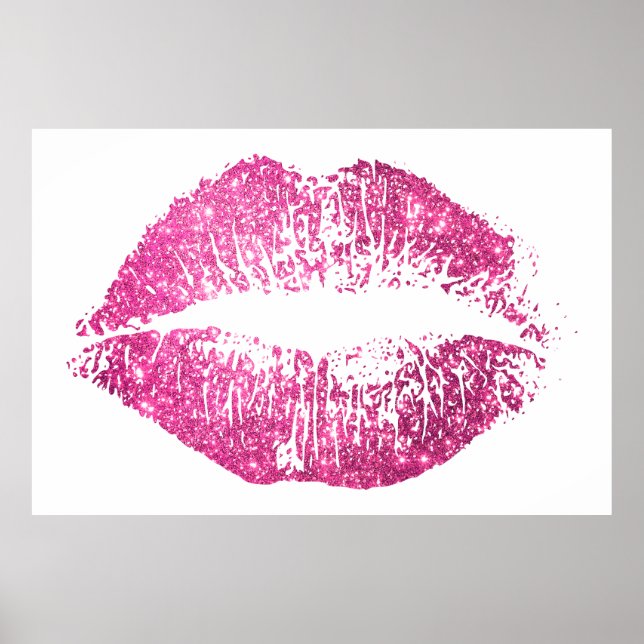 Póster Litros Purpurinas rosados #2 (Frente)