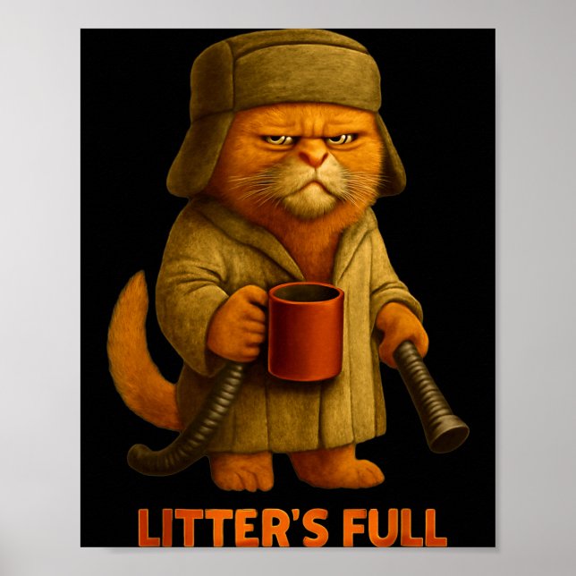 Póster Litter’s Full Cat Parody Tee  (Frente)