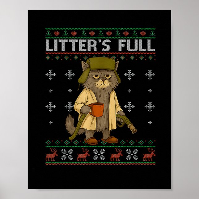 Póster Litter's Full Funny Parody Outfit Sarcastic Christ (Frente)
