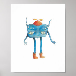 Póster Little Alien Pi