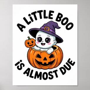 Póster Little Boo Está a Punto de Llegar Lindo Embarazo d
