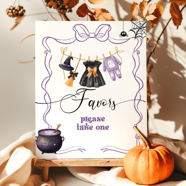 Póster Little Boo Halloween Clothesline Favores (Subido por el creador)